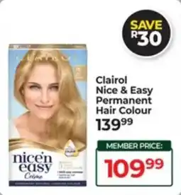 Dis-Chem Clairol Nice & Easy Permanent Hair Colour offer