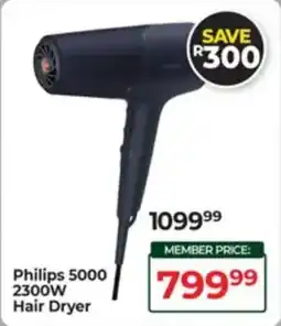 Dis-Chem Philips 5000 2300W Hair Dryer offer