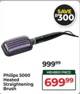 Dis-Chem Philips 5000 Heated Straightening Brush offer
