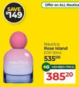 Dis-Chem Nautica Rose Island EDP offer