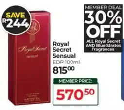 Dis-Chem Royal Secret Sensual offer