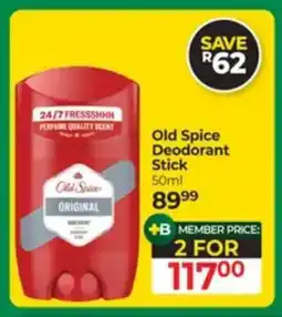 Dis-Chem Old Spice Deodorant Stick offer
