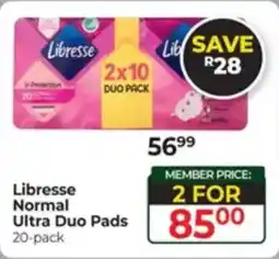 Dis-Chem Libresse Normal Ultra Duo Pads offer