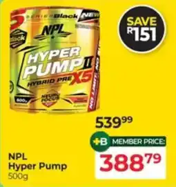 Dis-Chem NPL Hyper Pump offer
