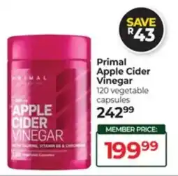 Dis-Chem Primal Apple Cider Vinegar offer