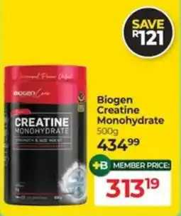 Dis-Chem Biogen Creatine Monohydrate offer