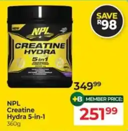 Dis-Chem NPL Creatine Hydra 5-in-1 offer