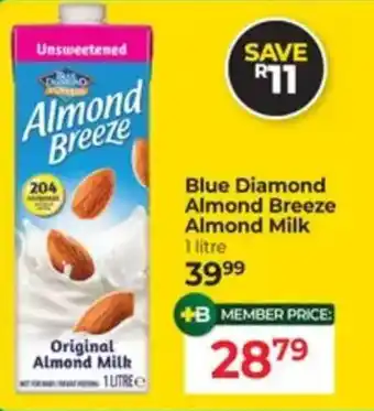 Dis-Chem Blue Diamond Almond Breeze Almond Milk offer