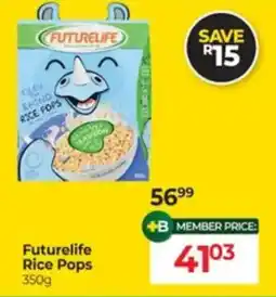 Dis-Chem Futurelife Rice Pops offer