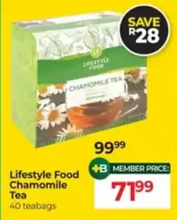 Dis-Chem Lifestyle Food Chamomile Tea offer