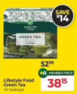Dis-Chem Lifestyle Food Green Tea offer