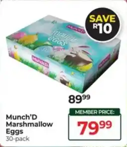 Dis-Chem Munch'D Marshmallow Eggs offer