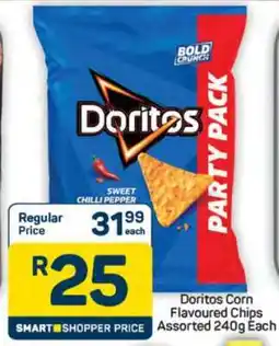 Pick n Pay Hypermarket Doritos Corn Flavoured Chips Assorted 240g offer