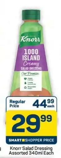 Pick n Pay Hypermarket Knorr Salad Dressing Assorted 340ml Each offer
