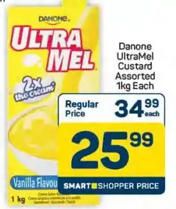 Pick n Pay Hypermarket Danone Ultramel Custard Assorted 1kg Each offer