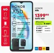 Edgars Honor X5b 4G offer