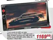 AutoZone Star Sound 7 Inch Double Din MP5 Car Radio STA.SSMP57450BT offer