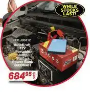 AutoZone Auto Kraft 12V Portable Jump Starter/Power Bank 8000 mAh FED.JBS112 offer