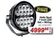 AutoZone Hella Spot 7 Inch LED Set + Wiring HEL.VF6907Set-Per Set offer