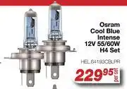 AutoZone Osram Cool Blue Intense 12V 55/60W H4 Set HEL.64193CBLPR-Per Set offer