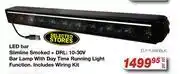 AutoZone Truck Lamp LED Bar Slimline Smoked + DRL 10-30V Bar Lamp With Day Time Running Light ELP.TLBARBLK offer