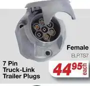 AutoZone 7 Pin Truck Link Trailer Plugs Female ELP.TS7 offer