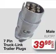AutoZone 7 Pin Truck Link Trailer Plugs Male ELP.TP7 offer