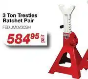 AutoZone 3 Ton Trestles Ratchet Pair FED.JM0230SH-Per Pair offer