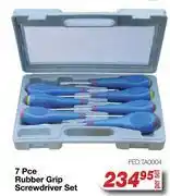 AutoZone AutoZone 7 Pce Rubber Grip Screwdriver Set FED.TA0004-Per Set offer