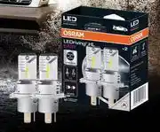 AutoZone Osram LED Driving H4/H19 Set 12V OSR.64193DWESY-Per Set offer