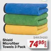 AutoZone Shield Microfiber Towels 3 Pack SHM.SH293-Per Pack offer