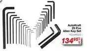 AutoZone Auto Kraft 25 Pce Allen Key Set FED.VAK025-Per Set offer