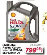 AutoZone Shell Ultra Racing Carbon Neutral 10W-60 Motor Oil SHL.550059641-5Ltr offer