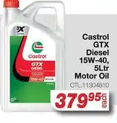 AutoZone Castrol GTX Diesel 15W-40 Motor Oil CTL.11304810-5Ltr offer