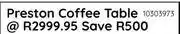 Bradlows Preston Coffee Table offer