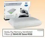 Bradlows Sealy My Memory Ventilated Pillow offer