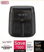 Bradlows Defy 7.6Ltr Digital Air Fryer DAF3376DB 10293530 offer