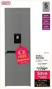 Bradlows Defy 348Ltr Metallic Fridge Freezer DAC645-WD 10117052 offer