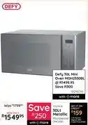 Bradlows Defy 30Ltr Metallic Microwave DMO390 10124426 offer