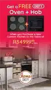 Bradlows Custom Kitchen Get A Free (Defy Oven + Hob) offer