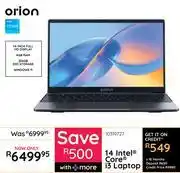 Bradlows Orion 14 Intel Core i3 Laptop offer