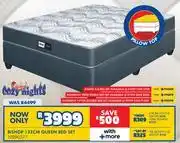 Russells Cozy Nights Bishop 152cm Queen Bed Set offer
