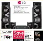 Bradlows LG 2300W MR11 AV Receiver System 10294994 offer