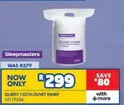 Russells Sleepmasters Queen 152cm Duvet Inner offer