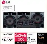 Bradlows LG 2.1Channel HiFi System CJ45N 10302126 offer