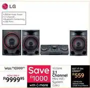 Bradlows LG 2.1 Channel Mini Hi Fi System CL88.2 10123698 offer