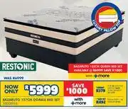 Russells Restonic Bazaruto 137cm Double Bed Set offer