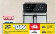 Russells Defy 7.6L Stainless Steel Air Fryer DAF3376DBS offer