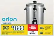 Russells Orion 15L Stainless Steel Water Urn offer
