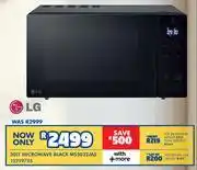 Russells LG 30L Microwave Black MS3032JAS offer